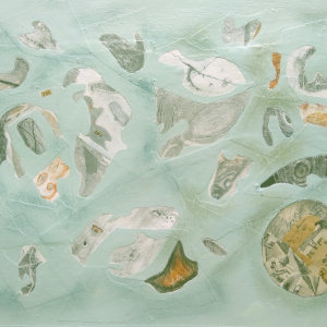 Artist Julie Massam - Image: Penzance Pebbles