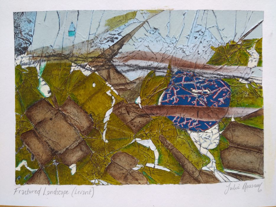 Fractured Landscape (Levant) - Julie Massam Interdisciplinary Artist